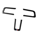 Carbon Fiber Steering Wheel Trim Stickers For