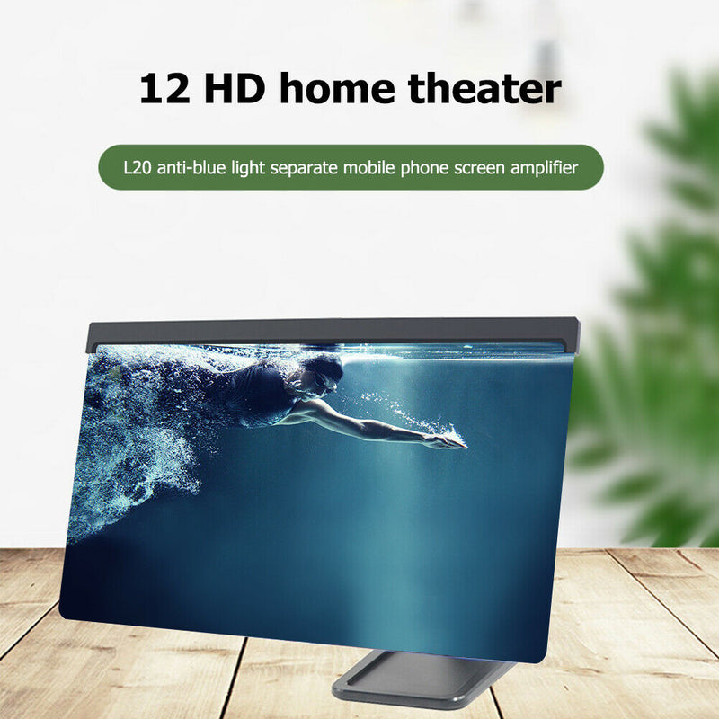 12 inch Mobile Phone Screen Amplifier Stand Video Enlarged Magnifier Holder