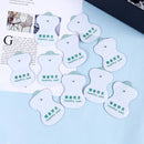 10Pcs Snap On Replacement Electrode Pads Cable For Tens Unit  Massager Ew