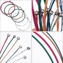 26pcs Guitar Part Accessories Kit Acoustic Folk Guitar Strings with 8 Picks