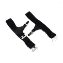 Pair Adjustable Mens Sock Suspenders Garter Hold Braces Elastic Clip Grip`