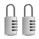 2 Pcs Padlock Code 4 Digit Security Anti-theft Zinc Alloy perfect for Locke X3J5