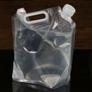 Portable Folding Clear Water Bag Camping Survival Kit Supply 5L