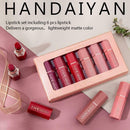 6pcs Matte Lipstick Set Wasserdicht Make Up Lippenstift Beauty Cosmetic Y0B0
