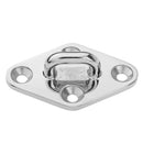 Pad Eye Plate Boat Bimini Rigging - 80mm Length - Marine Stainless Steel
