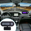 Car Interior Digital Display Thermometer Voltmeter Calendar LED Clock Black