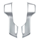 Interior Steering Wheel Cover Trim Chrome Car Styling Accessories for Toyot