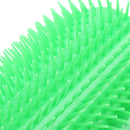 Green & Grey Cat Soft Self Groomer Grooming Brush w/ Catnip Eco-friendly