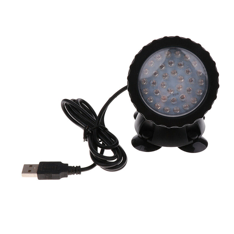 1x Remote Control RGB 36LED Pond Spotlight Underwater Aquarium Fish Tank