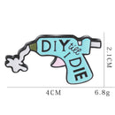 Brooches For Women Ladies, Creative Unisex Drill Letters Badge Brooch Pin C E8Z9
