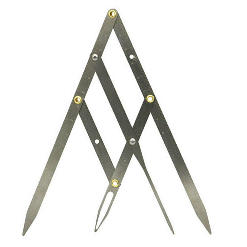 Reusable Eyebrow Tattoo Ruler Golden Ratio Permanent Symmetrical Calipe XEK