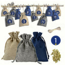 Advent calendar Christmas calendar XMAS for filling Christmas sacksSA3C
