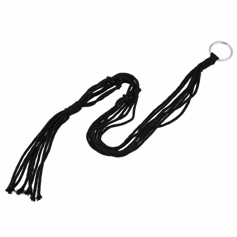 Handmade Natural Cotton rope Macrame Cord Plant Hanger Braided Hanging Bask
