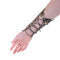 Sexy Women Ladies Steampunk Goth Party Costume Fingerless Wedding Gloves  LJ