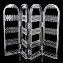 Clear Acrylic Earrings Necklace Jewelry Display Rack Stand Organizer Hold JUH