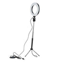 6" LED Selfie Ring Light with Stand Lighting for Live Stream Makeup Video