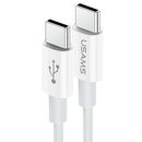 For Notebook Phone 1.2m USAMS Type-C to Type-C 60W PD Charging Data Cable