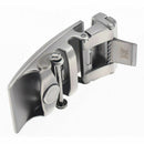 Men's Solid Buckle Automatic Ratchet Leather Belt Buckle