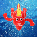 Baby BathToy Crocodile Wind Up Clockwork Swimming for Kid Educational Toys