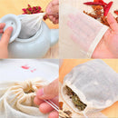10 Pcs 8x10cm Large Cotton Muslin Drawstring Reusable Bags for Soap Herbs Tea LJ