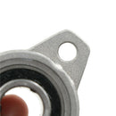 1Pair 15mm Bore Diameter KFL002 Pillow Block Bearing Flange Rhombic Bearings M&E