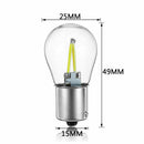 2x 1156 BA15S P21W COB White LED Turn Signal Light Reverse Backup Lamp Bulb O9M4