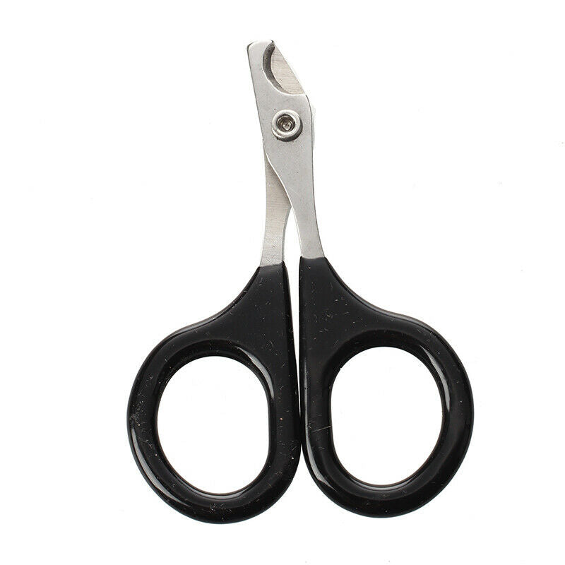 Pet Dog Puppy Stainless Steel Ergonomic Nail Toe Scissors Trimmer Clipper B