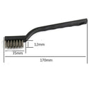 New 3pcs Detail Wire Brush Set Steel Brass Nylon Cleaning Polishing Detail Metal