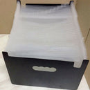 White 37 Pocket Expanding File Folder A4 Large Plastic Expandable File Orga