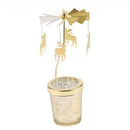 Metal Spinners Rotating Tea Light Candle Holders Candle Stand DIY _Elk