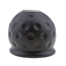 Black Tow Bar Ball Cover Cap Car Towing Hitch Towball Trailer Van 50mm