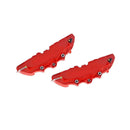 2PCS Red Car Wheel Brake Caliper Cover Front Rear Decorative Dust Resist New