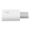 White Short USB 3.1 Type C Female Device To Micro USB Male Adapter Connector