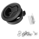 New Black 2 inch Flush Pull Slam Latch for Boat Deck Hatch 1/4 inch Door Lo