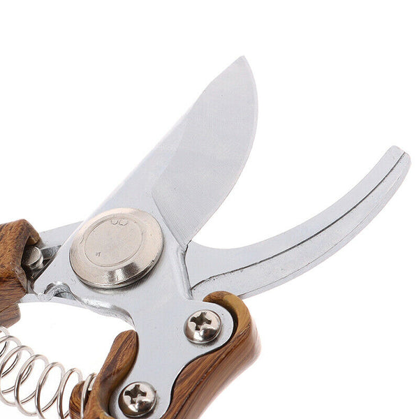 Bypass Pruning Shears Hand Pruner Safety Lock Scissors Garden Snips CutterFT