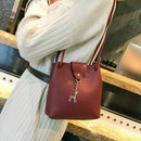 Small Bag Women Deer Bucket Bag Handbags Ladies Satchel Mini Shoulder Messe V5T9