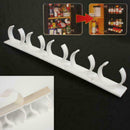 Kitchen Cabinet Spice Wall Rack Storage Plastic Organizer Door Clip Hooks I9H0