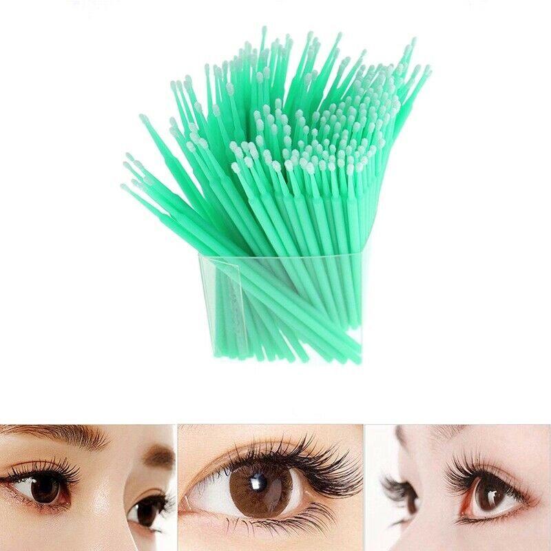 200Pcs Applicators Eyelash Swab Micro- Brush Disposable Micro-brush Extensi Z2Y6