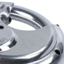 1x PADLOCKS HEAVY DUTY 70MM ROUND CIRCULAR DISC PADLOCK with 1 KEYS Q7M5