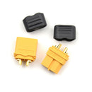 2PCS Amass XT60+ Plug Connector With Sheath Housing 1 Male 1 Female M&O