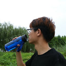 Survival Water Filter Bottle Straw Purifier for Emergency Hiking Backpacking