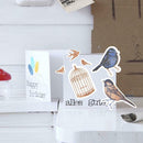 Bird Cage Transparent Seals Stamps for DIY Scrapbooking Card Making Crafts