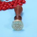 Copper Head Wax Sealing Stamp DIY Envelope Card Decor Seal with Handle(F005