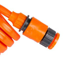Garden Cleaning Water Gun with 2.5m Retractable Spring Hose Connector Set