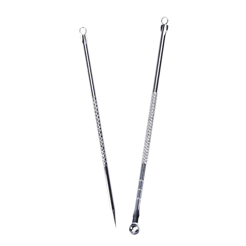 2Pcs Double Side  Blackhead Remover Tool Kit Blemish Acne Pimple Extractor S Gw