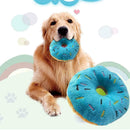 Pet Chew Cotton Donut Lovely Dog Cat Pulling Chew Squeaker Playing Sound To K5K9