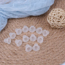 100Pcs Soft microblading tattoo ink cup cap pigment silicone holder contai %o