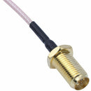 2PCS RF pigtail cable RP-SMA female to U.FL / IPEX Mini PCI RG178 30CM