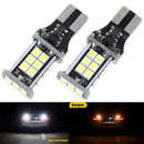 2Pcs T15 W16W 24 SMD 3030 921 912 LED Car Backup Reverse Light Bulb White:0J Hw