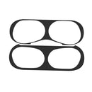 Metal Dust Guard Protect For Airpods Pro Case Shell Skin Stickers Black